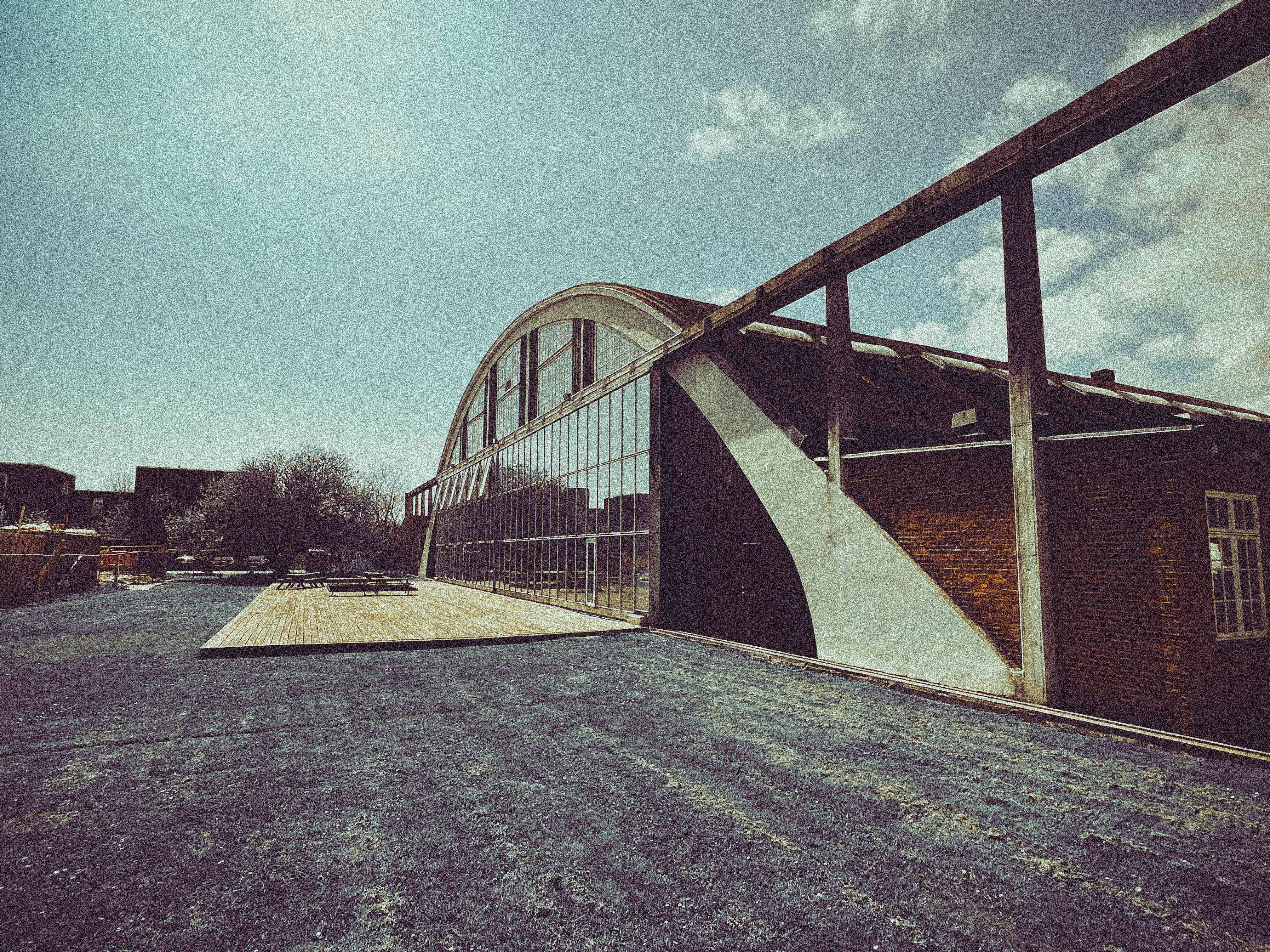 School building exterior view